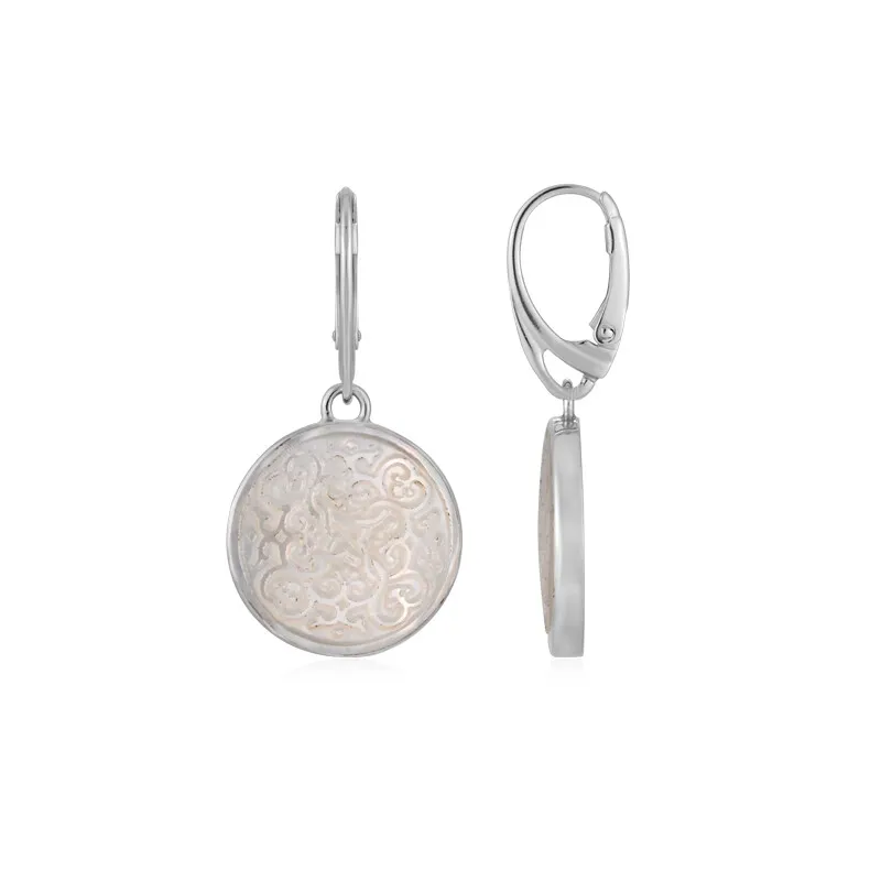 Orecchini in argento con Madreperla (Bali Barong)