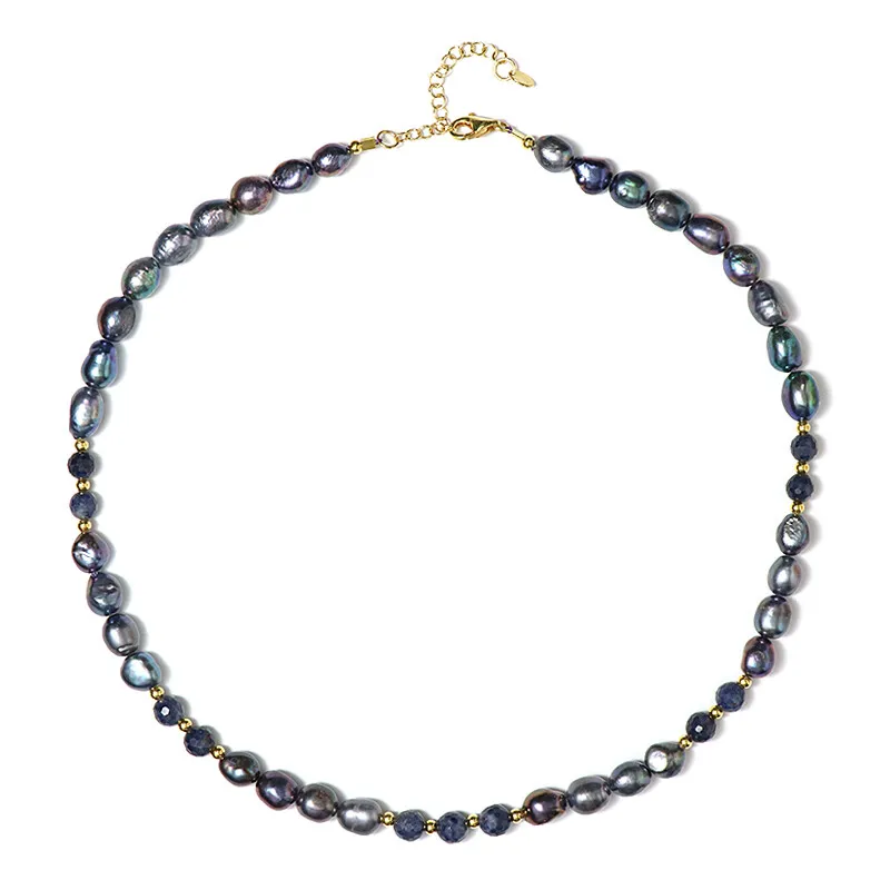 Collana in argento con Perla Mistica d'Acqua Dolce