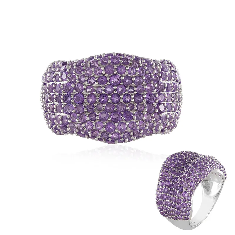 Anello in argento con Ametista (de Melo)