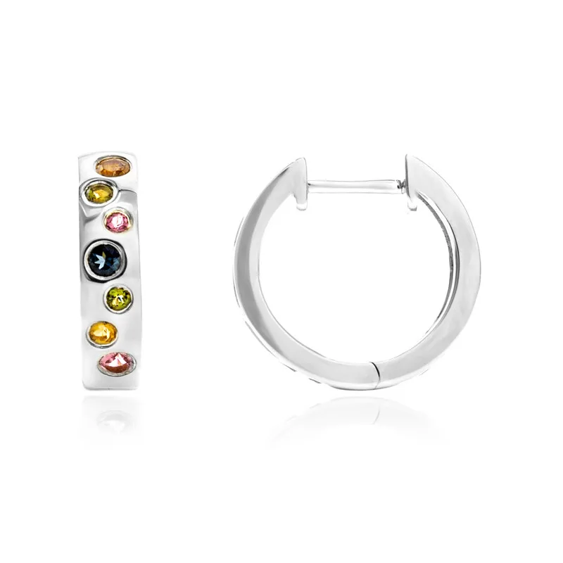 Orecchini in oro con Indicolite (CUSTODANA)