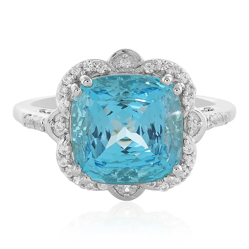 Anello in argento con Topazio Marambaia (PHANTASIA)