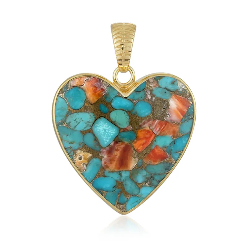 Ciondolo in argento con Gemma