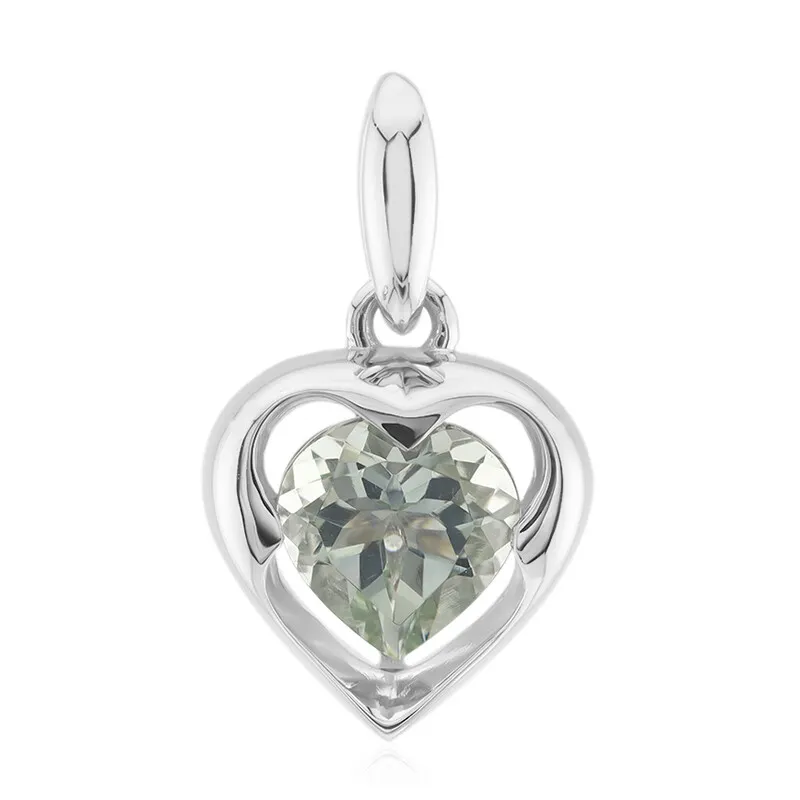 Ciondolo in argento con Ametista Verde (Remy Rotenier)