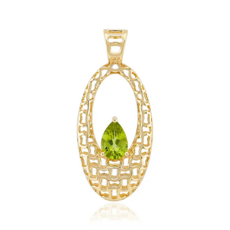 Ciondolo in oro con Peridoto (Ornaments by de Melo)