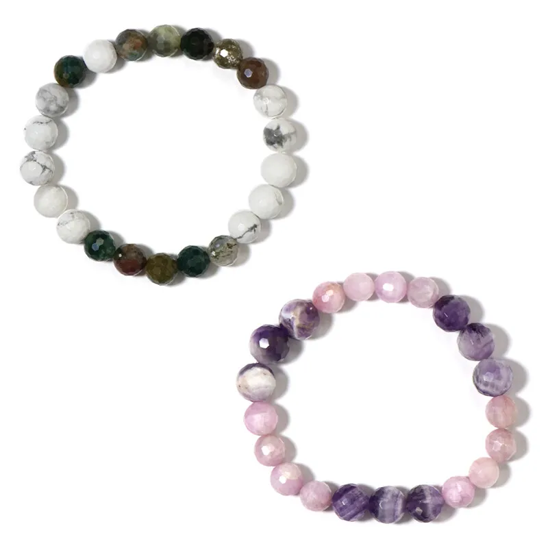 Bracciale con Ametista Chevron