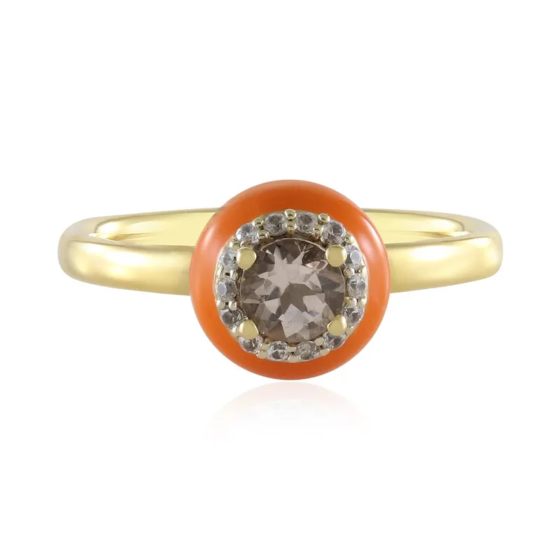 Anello in argento con Morganite Brasiliana