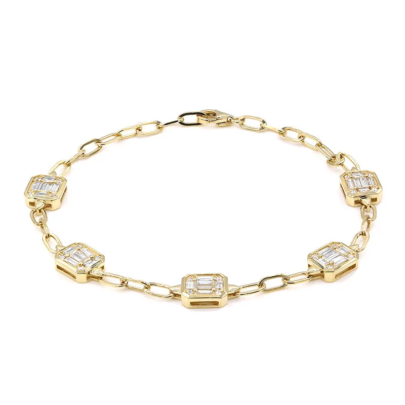 Bracciale in oro con Diamante SI2 (H) (CIRARI)