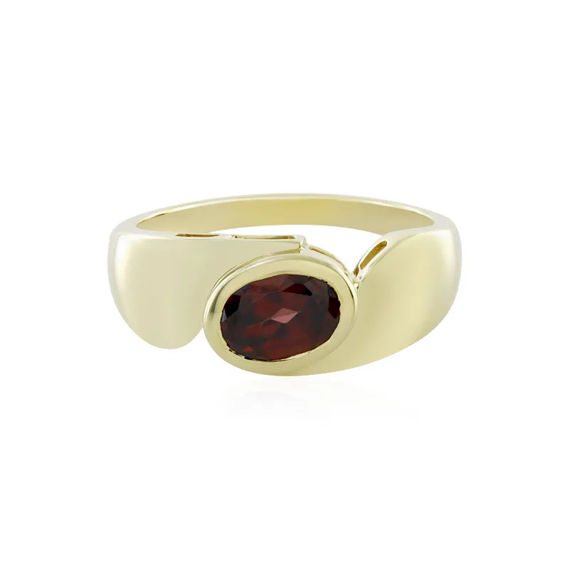 Anello in oro con Zircone Rosso (KM by Juwelo)