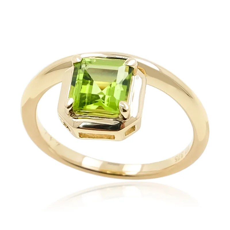 Anello in oro con Peridoto (de Melo)