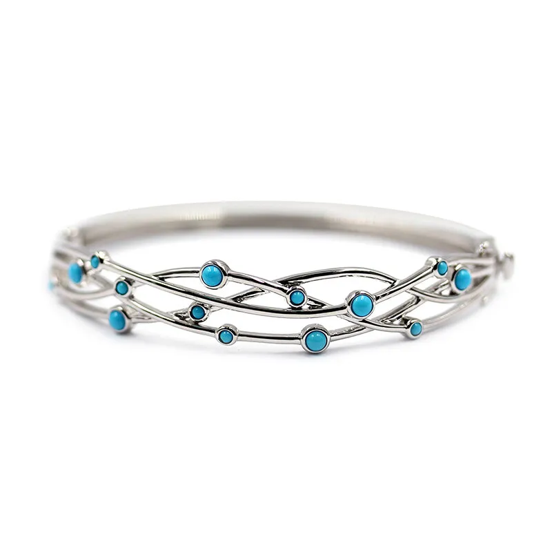 Bracciale in argento con Turchese Sleeping Beauty (Faszination Türkis)