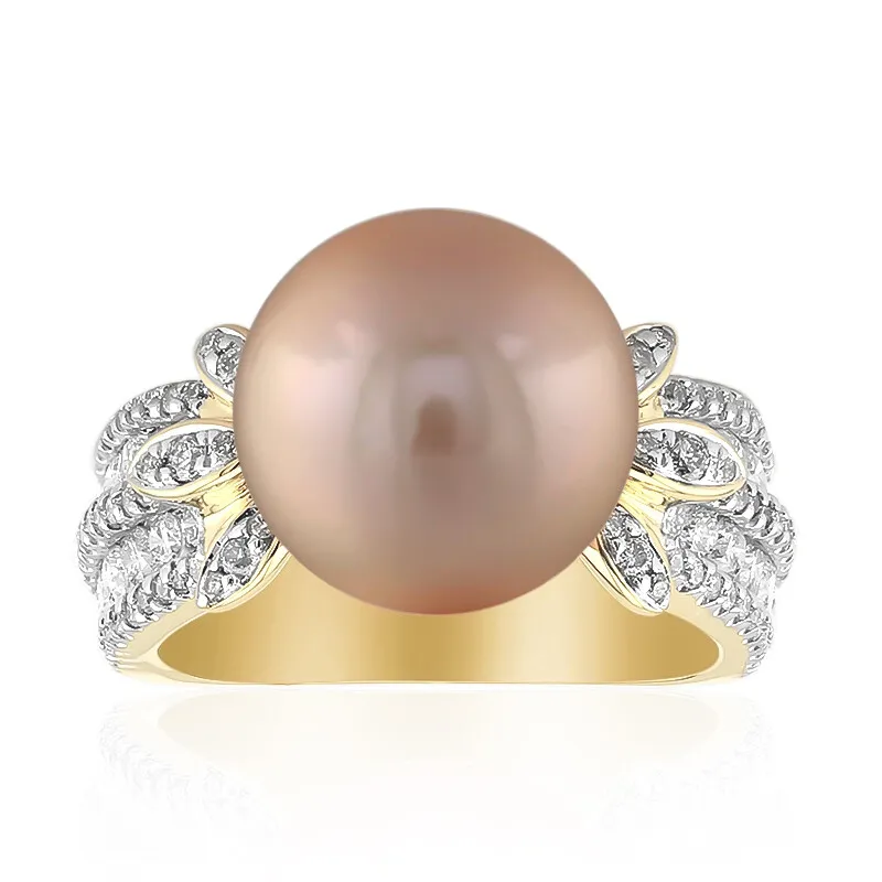 Anello in oro con Perla Ming (TPC)