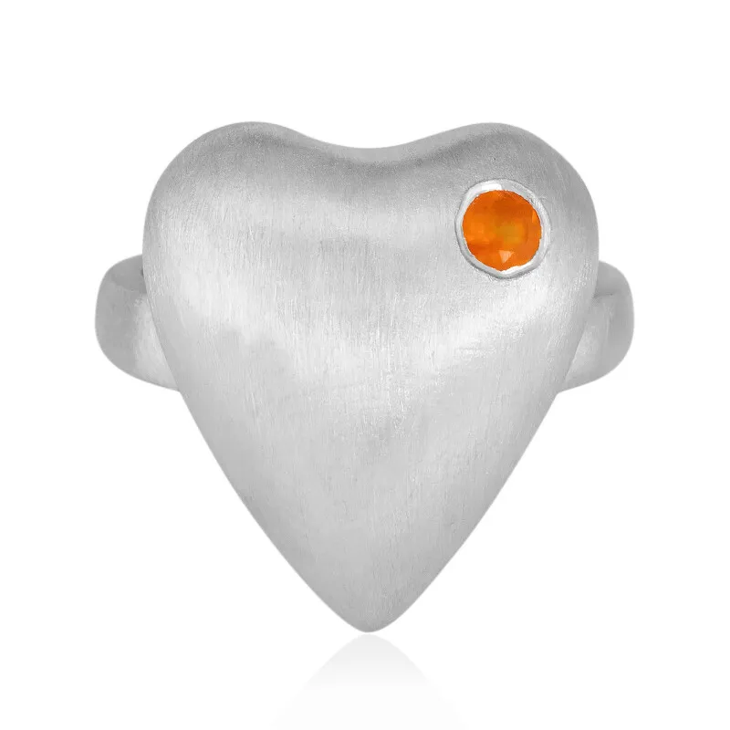 Anello in argento con Corniola