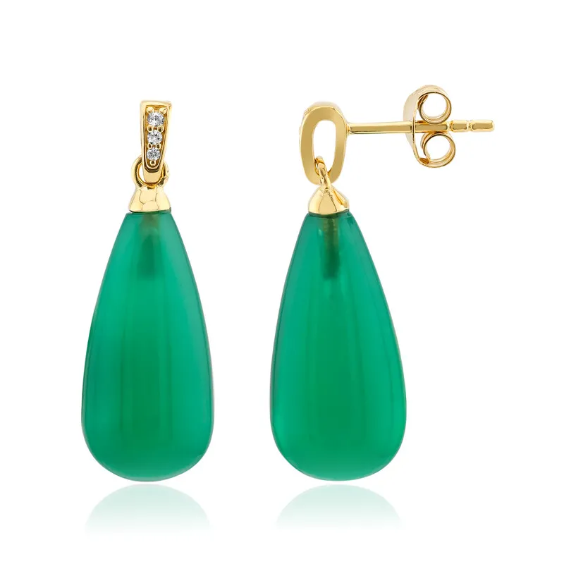 Orecchini in argento con Agata