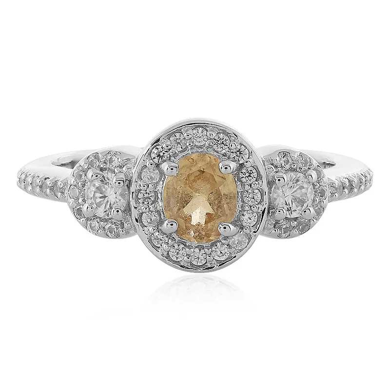 Anello in argento con Granato Imperiale