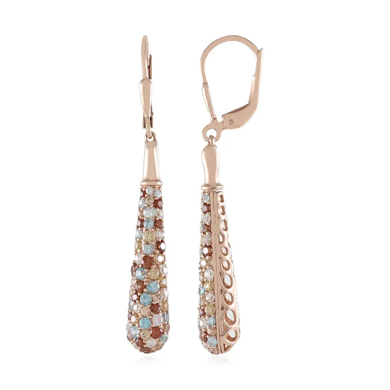 Orecchini in argento con Zircone Ratanakiri (KM by Juwelo)