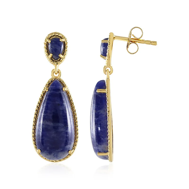Orecchini in argento con Sodalite