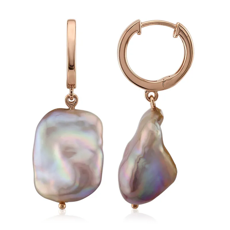 Orecchini in argento con Perla Ming (TPC)