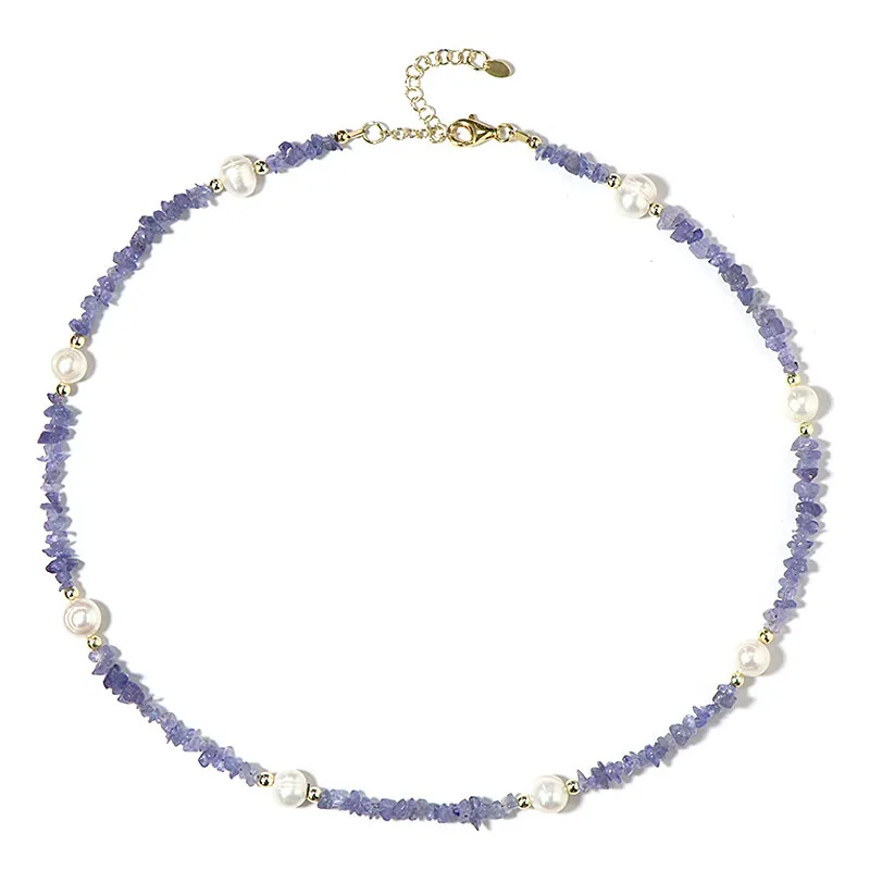 Collana in argento con Tanzanite (Riya)
