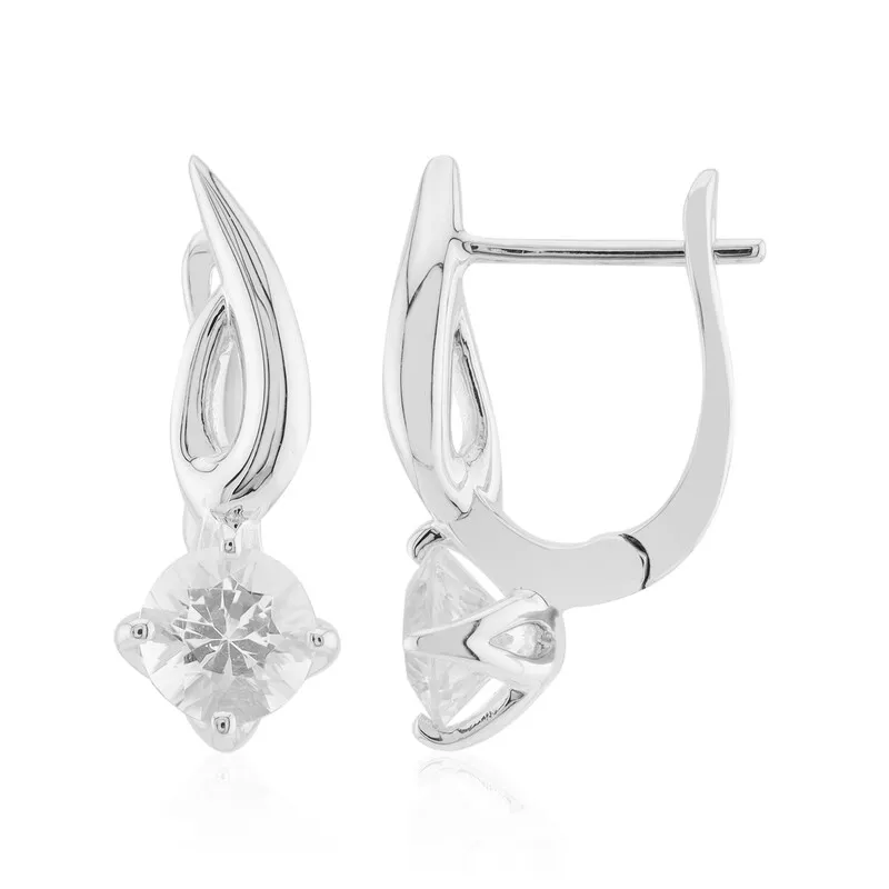 Orecchini in argento con Quarzo Herkimer (Pallanova)