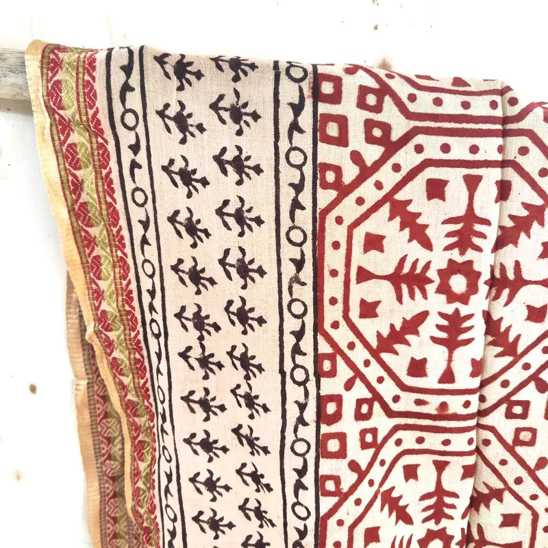 Cotton SCARF - Indian handmade pareo - OCTA