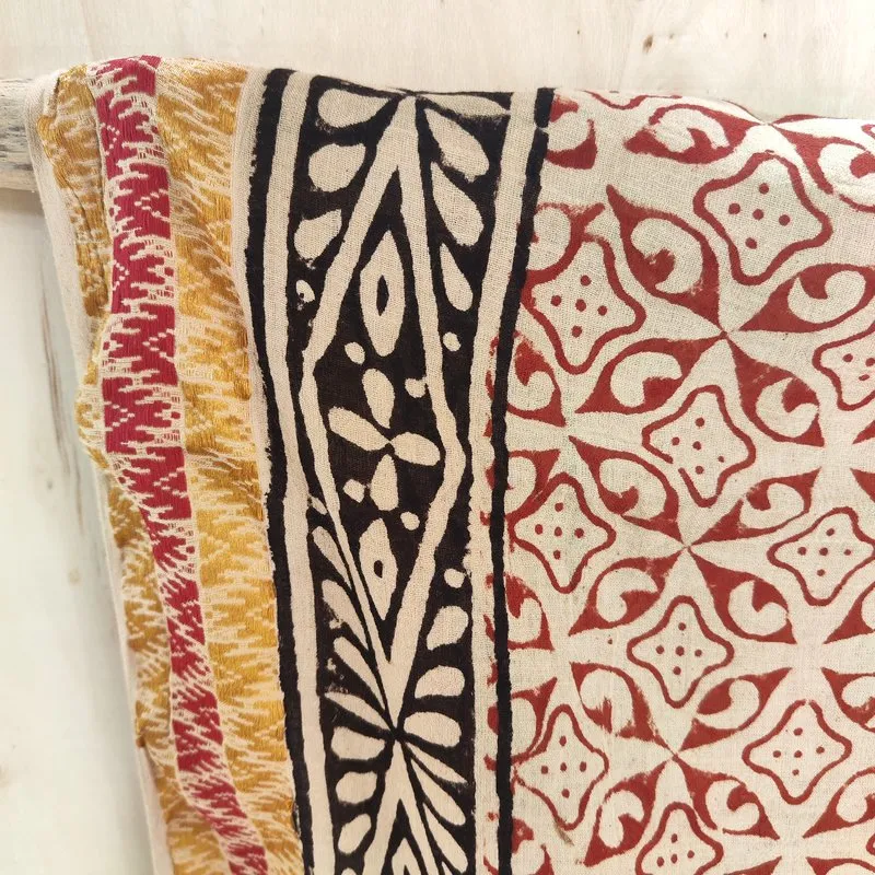 Cotton SCARF - Indian handmade pareo - KAPOOR