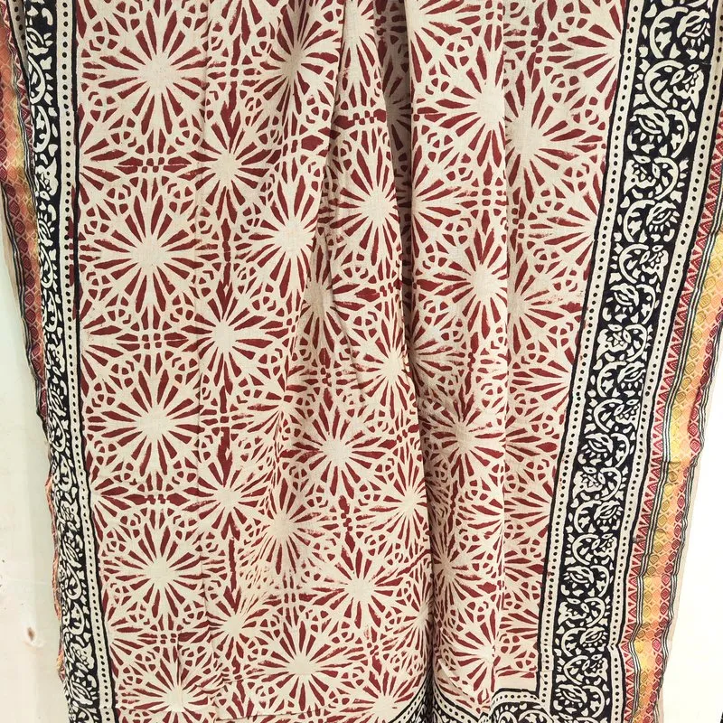 Cotton SCARF - Handmade pareo - cover everything - STAR