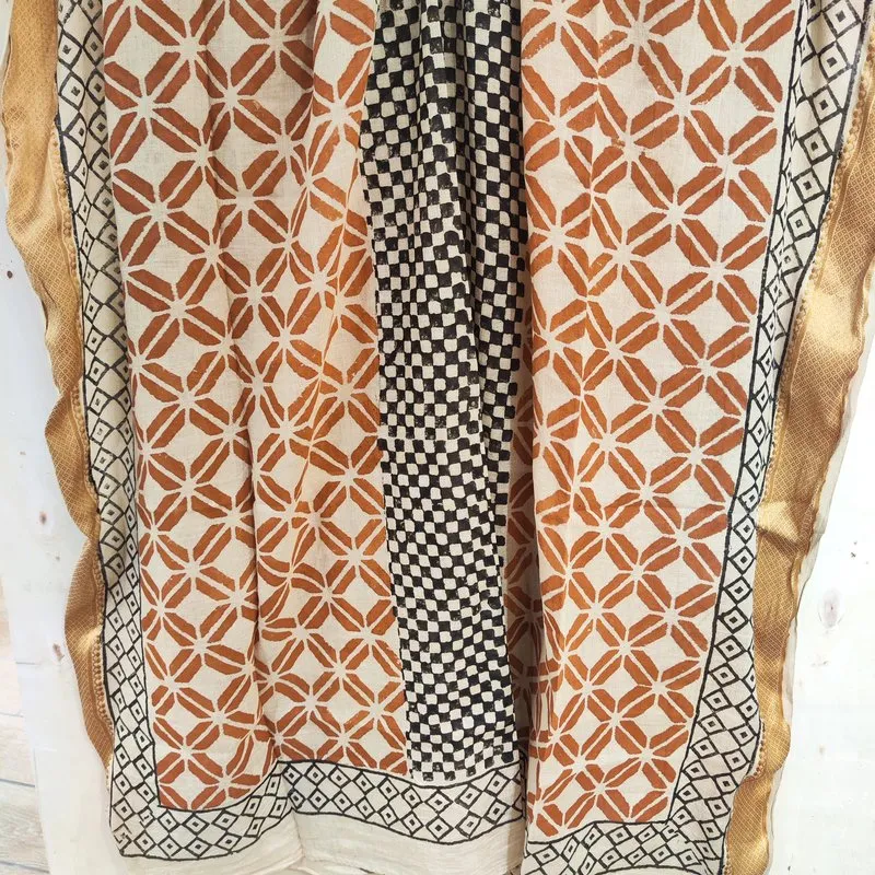 Cotton SCARF - Handmade pareo - cover everything - RURA