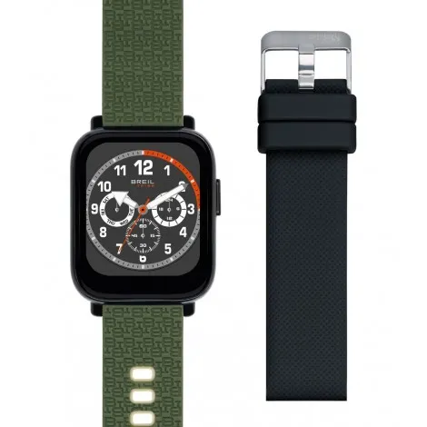 Smartwatch Breil SBT-1 Doppio Cinturino Verde/Nero EW0609